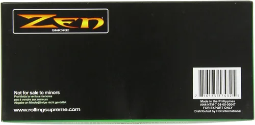 Vista 2 de Zen Tubos de cigarrillos de mentol de 3.937 in (200 Ct/caja) 1 caja