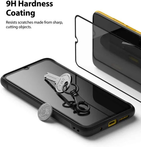 Vista 7 de Ringke Protector de pantalla invisible diseñado para Xiaomi Poco M3 Protector de pantalla Ultimate Clear Shield, calidad de alta definición (HD)