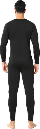 Vista 3 de ViCherub Thermal Underwear for Men Fleece Lined Long Johns Thermals Top and Bottom Set Base Layer for Cold Weather