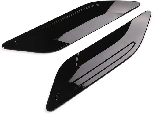 Vista 3 de YIWANG Cubierta cromada ABS para campana de ventilación, listón de aire, 4 piezas para Land Rover Range Rover Evoque (L551) 2019 2020 Accesorios