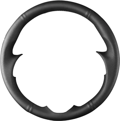 Vista 6 de Funda para volante de piel de microfibra cosida a mano, ajuste personalizado, para Mazda 3 2014-2016 Mazda 6 2014-2016 Mazda 2 2015-2017 CX-3