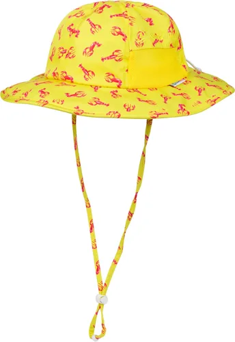 Vista 17 de SwimZip, sombrero unisex para niños, ala ancha, protección solar FPS 50, ajustable. Aguamarina