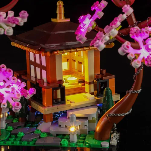 Vista 7 de BRIKSMAX Kit de iluminación LED para Lego Tranquil Garden (versión mejorada)- Compatible con Lego Icons 10315 Modelo de bloques de construcción,