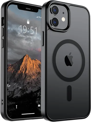 Vista 206 de SUPFINE Funda magnética para iPhone SE 2022 (3ª)/2020 (2ª), iPhone 8 (compatible con MagSafe) (protección contra caídas de grado militar), funda