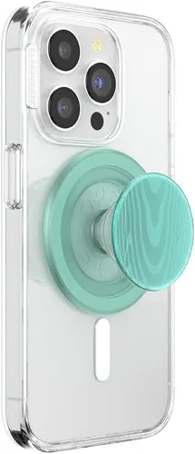 Vista 9 de PopSockets - Agarre para teléfono con soporte expandible, agarre adhesivo, suspiro azul