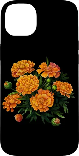 Vista 15 de Vintage Marigold Inspired Flower Case for iPhone 16