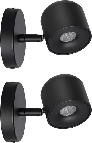 Vista 8 de Aisilan - Lámpara de pared moderna ajustable de Aisilan, lámpara de pared blanca cálida para pasillo, galería, cocina, dormitorio, 7 W, 3000 K