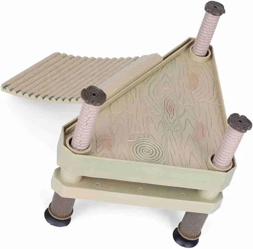 Vista 6 de ViaGasaFamido Reptiles flotantes, rampa flotante para reptiles, muelle, tortuga, rana, secado, terrario, accesorio para mascotas pequeñas, baño