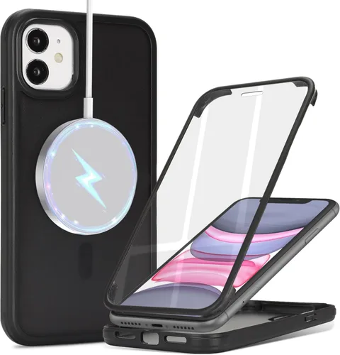 Vista 34 de Funda para iPhone 8 Plus con protector de pantalla, compatible con Magsafe, para iPhone 7 Plus, protector de pantalla integrado, funda delgada