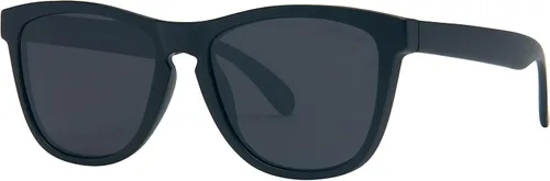 Vista 3 de PZ - Gafas de sol cuadradas polarizadas con marco transparente para mujer y hombre - Lente de espejo de color con protección UV - Retro Sports Beach