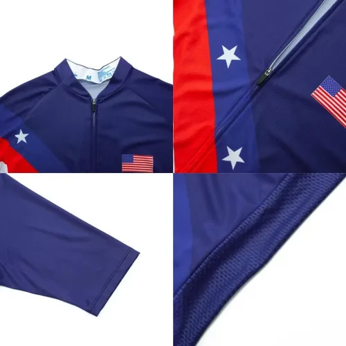 Vista 3 de Maillot de ciclismo - hombres y mujeres ropa de ciclismo Jersey de ciclismo conjunto de ciclismo camisas de ciclismo transpirable secado rápido