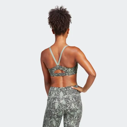 Vista 3 de adidas Sujetador de entrenamiento ligero diseñado para mujer 4 Aeroready