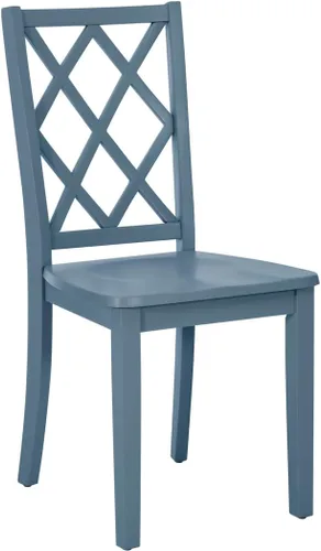 Vista 5 de Powell Silla auxiliar de comedor Conolly Blue Graphite