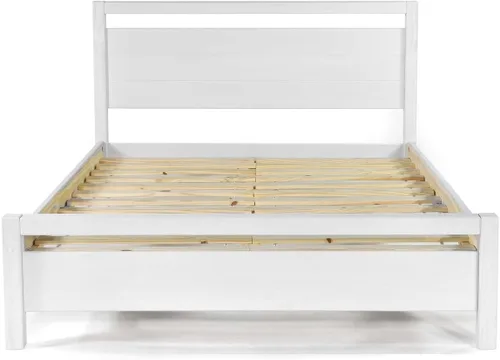 Vista 8 de Grain Wood Furniture Loft Cama de madera maciza de tamaño completo, acacia