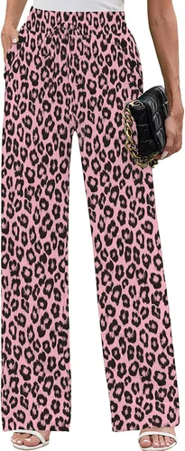 Vista 94 de Heymoments Wide Leg Pant for Women High Waist Trouser A01-negro