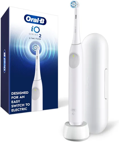 Vista 13 de Oral-B iO Series 2 Limited Simple Clean Cepillo de dientes eléctrico recargable para adultos, negro noche, 3 modos, sensor de presión automático