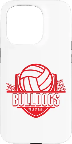 Vista 14 de Bulldogs Volleyball Back to School Spirit R Case for iPhone XR