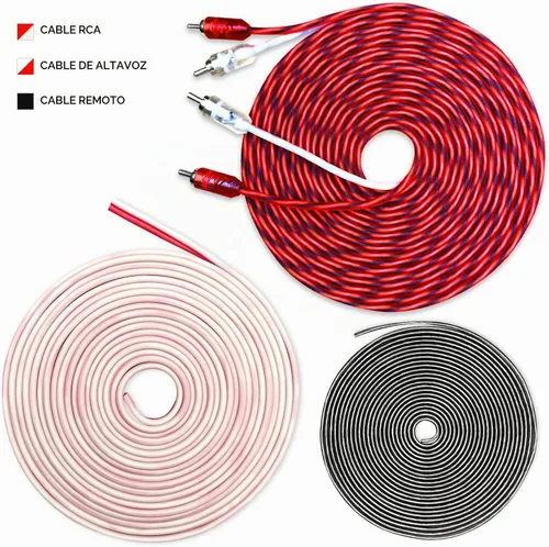 Vista 3 de CT Sounds Kit de instalación de cableado de amplificador completo calibre 4 CCA, AMPKIT-4GA-PRO