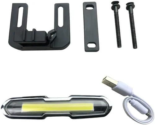 Vista 4 de IWONDER V2.0 - Luces de monopatín impermeables con brillo recargable por USB, accesorios de luz de seguridad, luces LED para monopatín eléctrico