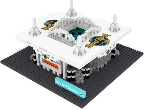 Vista 13 de FOCO NFL Bloques de construcción unisex para adultos 3D Mini BRXLZ con forma de estadio del equipo de la NFL