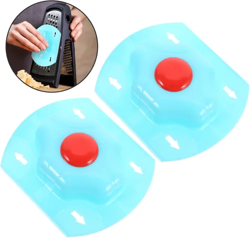 Vista 4 de Cabilock Protectores de dedos para cortar práctico soporte de seguridad alimentaria para verduras, frutas, carnes al azar