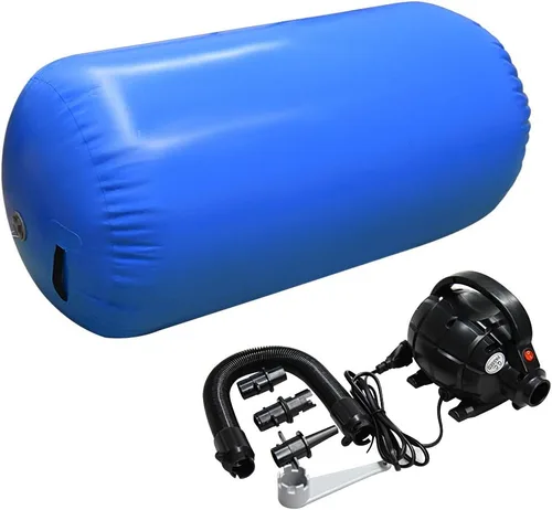 Vista 9 de GLANT Air Mat Tumble Track AirSpot - Gymnastics Training Springboard - Round Inflatable Springboard