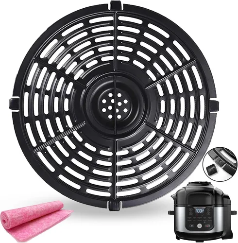 Vista 14 de Placa de parrilla de freidora de aire de 6 cuartos para freidora de aire PowerXL Vortex Pro, revestimiento antiadherente de doble capa de alta