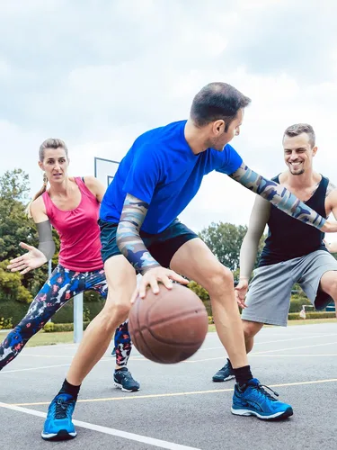 Vista 5 de 48 pares de mangas deportivas unisex de verano con protección solar UV para el brazo, manga deportiva de compresión para mujeres, hombres y jóvenes