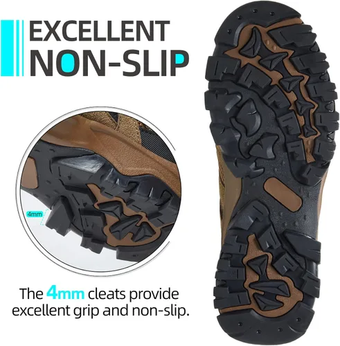 Vista 2 de CAMELSPORTS Zapatos de senderismo para hombre con parte superior baja, zapatos de senderismo para hombre, soporte de tobillo transpirable
