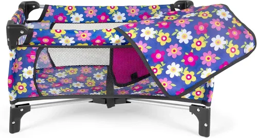 Vista 8 de Set de Cuna para Muñeca Bebé, Juego de Cuna Nido con Manta y Bolsa de Transporte para Corral de Muñeca Bebé. Se Ajusta hasta Muñecas de 20 Pulgadas