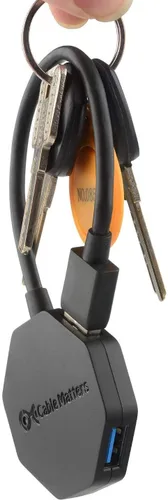 Vista 6 de Cable Matters Hub USB Ultra Mini de 4 puertos (concentrador USB 3.0, base USB3)
