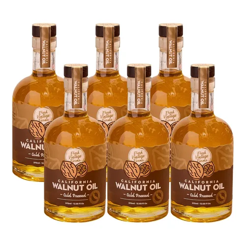 Vista 12 de Fresh Vintage Farms 100% aceite de nuez prensado en frío, 12.68 onzas