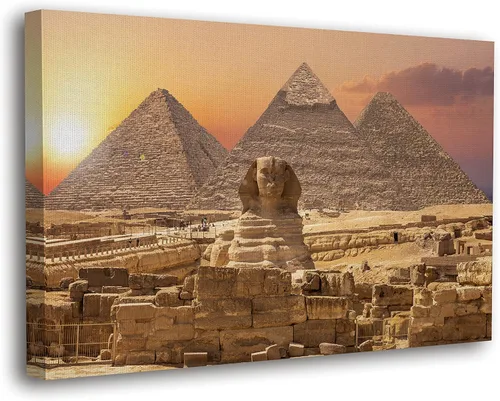 Vista 9 de SpiritualHands Lienzo decorativo para pared, diseño de lugares famosos del patrimonio mundial, carteles enmarcados escénicos, paisajes modernos, 01
