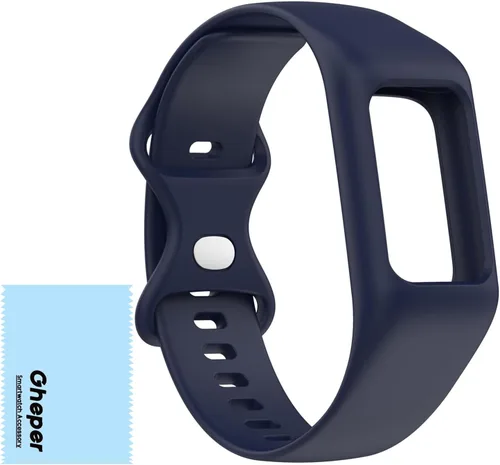 Vista 18 de Correa de reloj suave compatible con Fitbit Charge 6, Charge 5, Charge 4, Charge 3/3SE, correa de muñeca de silicona protectora todo en uno, correa