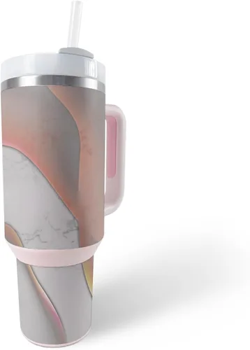 Vista 16 de MightySkins Skin - Vaso de vinilo compatible con Stanley The Quencher H2.0 FlowState de 40 onzas, vaca marrón, protectora, duradera y única, fácil