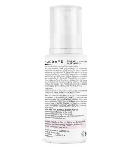 Vista 7 de VIVAIODAYS Organic Tsubaki Kids - Acondicionador y desenredante sin enjuague, para peinar el cabello sin lágrimas y fácil (3.4 oz 3.4 fl oz)