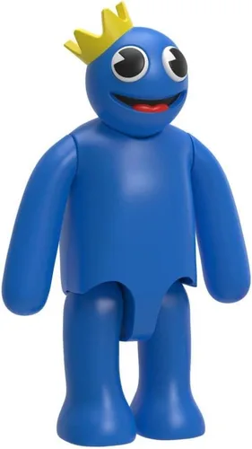 Vista 3 de Rainbow Friends Figura de acción Happy Blue (figura posable de 5 pulgadas de alto, serie 1)