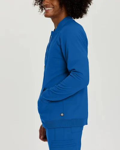 Vista 2 de Urbane Impulse 9914LKA - Chaqueta de uniforme médico para hombre Negro