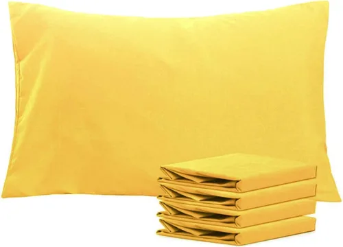 Vista 11 de Juego de 2 fundas de almohada de viaje de 12 x 16 pulgadas, 500 hilos, algodón egipcio, con cierre de cremallera, 100% algodón egipcio