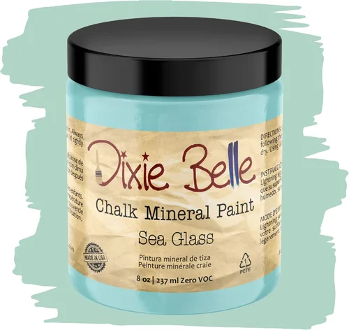 Vista 294 de Pintura para muebles con acabado de tiza Dixie Belle Paint Company - Amatista (4oz) - Pintura mineral de tiza chic púrpura profundo mate