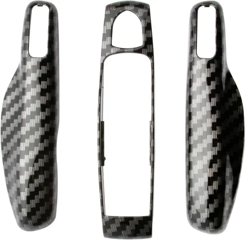 Vista 7 de x xotic tech Funda Protectora de Carcasa de Llavero Inteligente Estilo Fibra de Carbono Compatible con Porsche Boxster Cayenne Panamera Cayman Macan