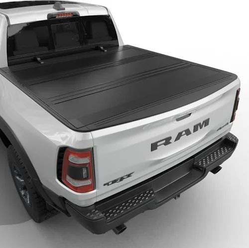 Vista 10 de Toptiny Cubierta rígida plegable para caja de camioneta, HTF081, compatible con Dodge Ram 1500 (2002-2026), 2500 y 3500 (2003-2026) caja de 8 pies
