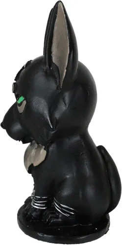 Vista 4 de Ebros Norsies Edición Coleccionista Fenrir - Figura pequeña de lobo gigante hijo de Loki de 4 pulgadas de alto, mitología vikinga nórdica, estatua