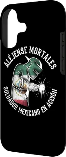 Vista 2 de Aléjense Mortales. Soldador Mexicano en Acción - Carcasa para iPhone 17