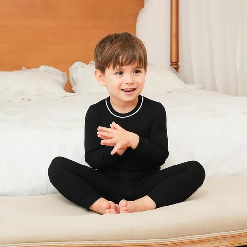 Vista 4 de pureborn Baby Pajamas Set Pjs - Kids Toddler Boy Girl Long Sleeve Snug Fit Cotton Sleepwear 2pcs 18M-7Y
