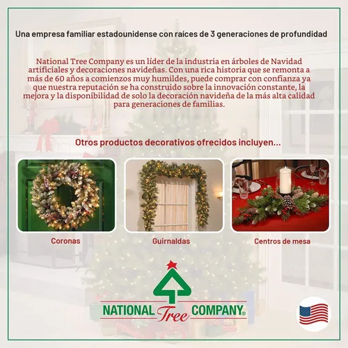 Vista 5 de Nacional Árbol 4 foot Kincaid Spruce árbol con 100 luces de Multicolor (kcdr-40rlo-s)