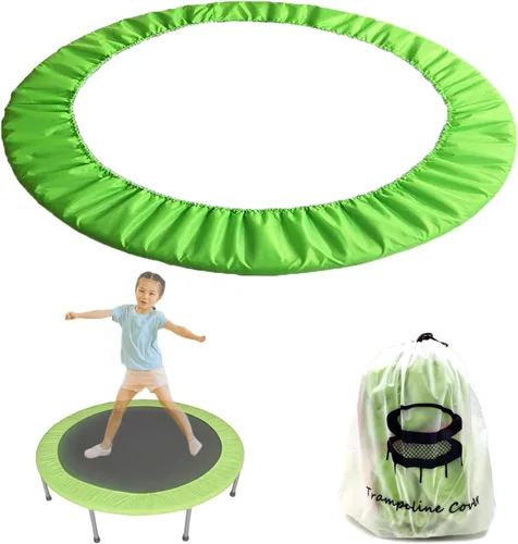 Vista 10 de Funda de resorte para trampolín de 40 pulgadas, almohadilla de seguridad de repuesto para mini trampolín de 3 capas, tela Oxford resistente a