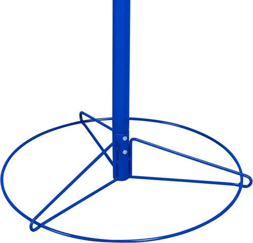 Vista 5 de Topeakmart Portable Disc Golf Basket 12-Chain Steel Practice Target Outdoor Azul
