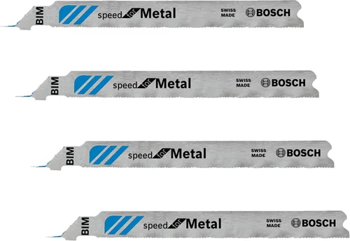 Vista 18 de Bosch T118EF100 100 piezas 3-5/8 pulgadas 11-18 TPI flexible para hojas de sierra caladora de metal con vástago en T