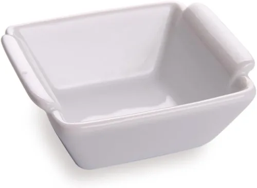 Vista 21 de Restaurantware -Cuencos para salsa de inmersión de 2 onzas, 10 platos de salsa en forma de canoa - aptos para microondas, aptos para horno, platos